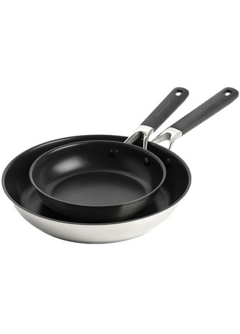 Набір сковорідок Classic Stainless Steel 20/28 см CC005706-001 KitchenAid (316468826)