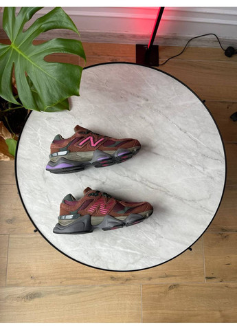 Коричневые демисезонные кроссовки мужские и женские new balance 9060 brown | нью беланс 9060 коричневые No Brand