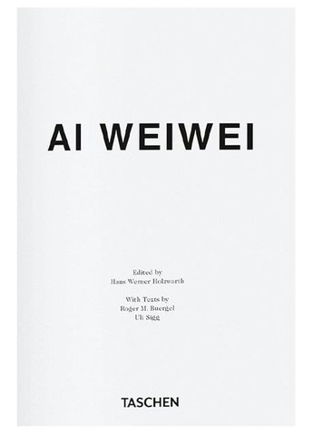 Книга Ai Weiwei. 40th Ed. (9783836581950) Taschen (364654121)