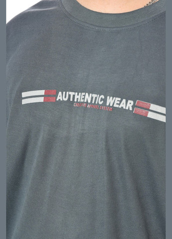 Хакі (оливкова) футболка чоловіча батальна кольору хакі Let's Shop