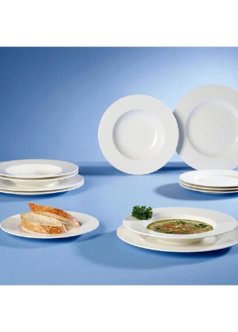 Столовый сервиз Wonderful World White 12 предметов 4 персоны Villeroy & Boch (342103493)