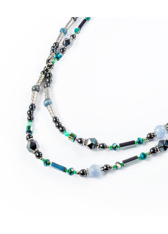 Ожерелье "Лорд" Гематит, Амазонит, Кошачий глаз Fursa fashion (366873650)