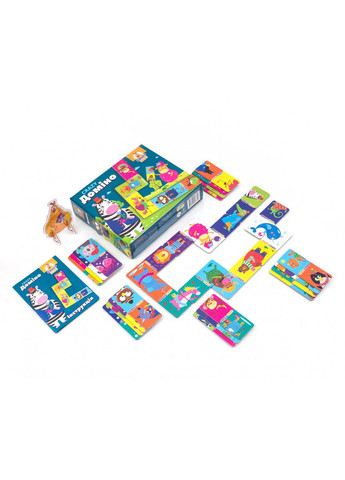 Дитяча гра настільна Crazy Доміно VT8055-10 укр. мовою Vladi toys (334143621)