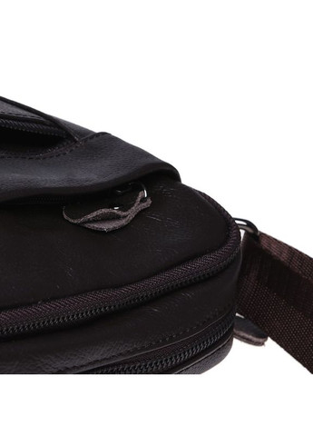 Сумка мужская через плечо кожаная K1223 Brown Borsa Leather (302008493)