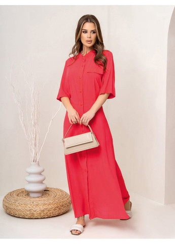 Малиновое повседневный платье issa pus 14072 малиновый ISSA PLUS