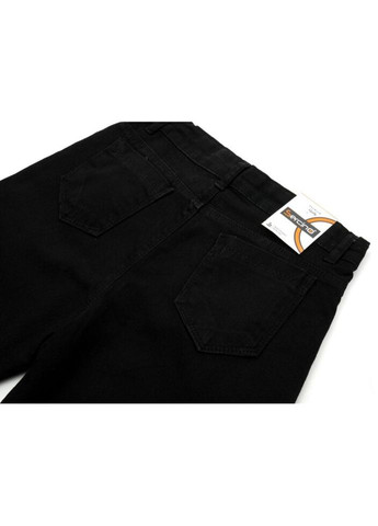 Черные демисезонные джинсы палаццо (59193-134g-black) Sercino