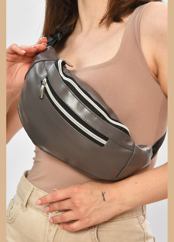 Бананка жіноча сірого кольору Let's Shop (335364805)