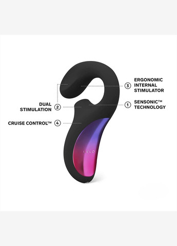 Вибратор Enigma Cruise Black MULTISHOP Lelo (341303893)