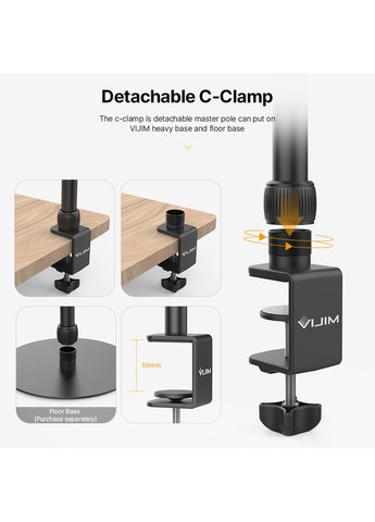 Штатив-тримач Camera Desk Mount (UV-2731 ) (2731) Ulanzi LS10 (357474538)