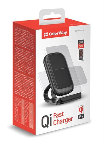 Беспроводное зарядное устройство для Wireless Stand 15W Black (CW-CHW31Q-BK) Colorway (332967675)
