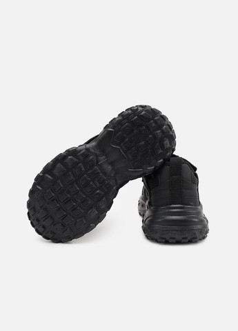 Черные демисезонные кроссовки для девочки, на плоской подошве цвет черный цб-00273811 Kimboo