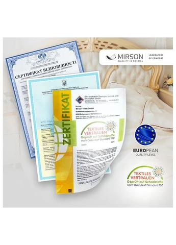 Постільна білизна Сатин Premium 0848 + 0844 Henry полуторний (ek40144) Mirson Сатин Premium 0848 + 0844 Henry 1.5-спальний (392389443)