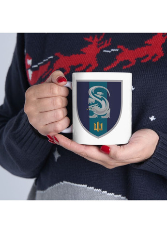 Кружка з шевроном "241 навчальному центрі морської піхоти" No Brand (368671359)