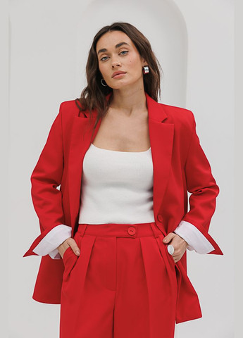 Женский брючный костюм с палаццо шоколадный Arjen (294906813)