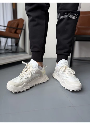 Белые летние кроссовки off-white odsy-1000 white офф вайт No Brand
