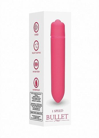 Виброшар 1 Speed Bullet Pink Boss Series (292117976)