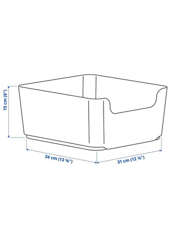 Сортований контейнер для сміття ІКЕА PLUGGIS 8 років (40234709) IKEA (278408921)