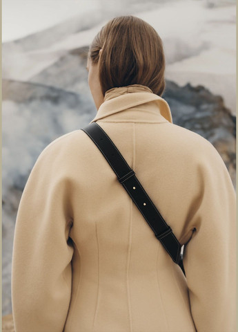 Сумка жіноча Polene Mokki Чорний No Brand (299667017)