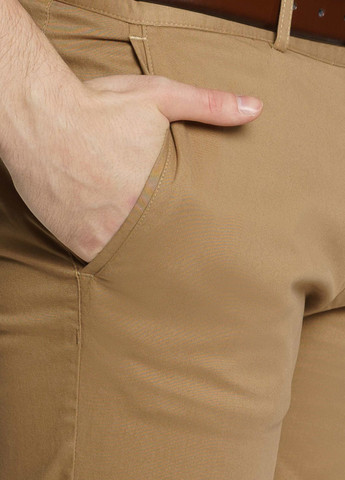 Бежевые кэжуал демисезонные брюки Arber
