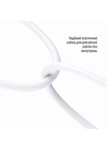 Навушники 3.5 mm Wired Earphone Sound Wave White (CW-WD04WT) Colorway (362671123)