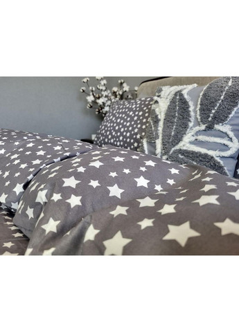 Постільна білизна з резинкою Зоряна ніч, ранфорс Евро розмір, наволочки 70/70 No Brand (364219816)