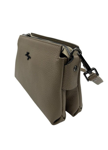 Сумка женская кожаная кросбоди бежевая 5072-50 Karya (368862633)