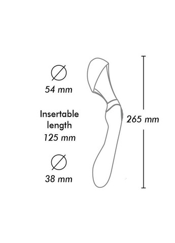 Вибромассажер Zoa Light Pink, двухсторонний Shunga (360967940)