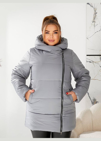 Сіра зимня жіноча зимова куртка Fashion