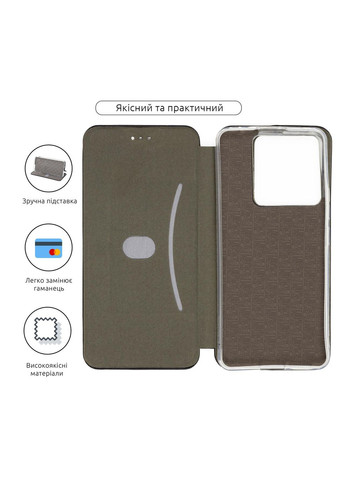 Чехол-книга G-Case для Xiaomi Redmi Note 13 Pro 5G/Poco X6 5G Black (ARM71847) ArmorStandart (327887601)