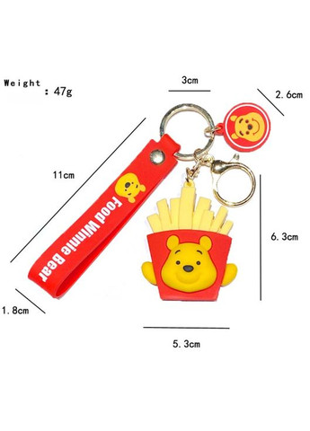Винни Пух брелок Winnie the Pooh детский брелок на рюкзак, ключи 6,3 см Shantou (297082709)