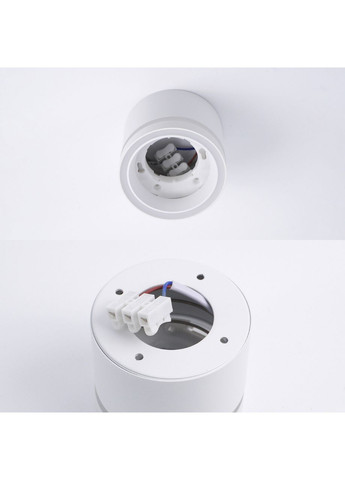 Спотовий світильник GELA R 85x70 мм Білий для лампи GX53 ESLLSE (354298701)