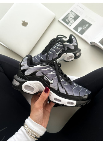 Кроссовки женские и мужские Nike Air Max TN Plus gray black | Найк Аир Макс ТН плюс серые черные No Brand серые демисезоны (351871634)