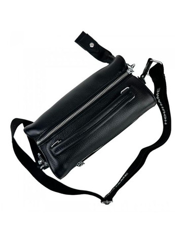 Кожаная женская сумка Черный UnaBorsetta (335381176)