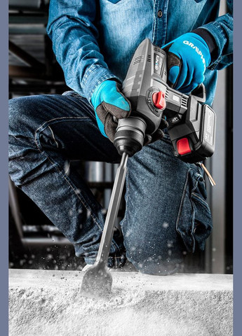 Перфоратор аккумуляторный Energy+ SDS-plus 18В 2.2Дж 2.26кг без АКБ и ЗП Graphite (330032380)