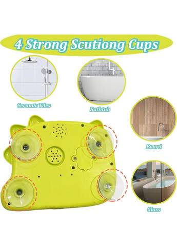 Іграшка для купання генератор піни X 18009 музичний діно Зелений Fun Game (328262597)