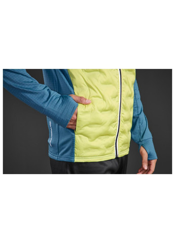 Зелена демісезонна вітровка комбінована термокуртка для чоловіка lidl 458421 зелений Crivit