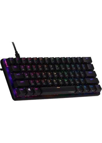 Клавіатура Alloy Origins 60 Red RGB UA Black (4P5N4AA) механічна, компактна HyperX (371633512)