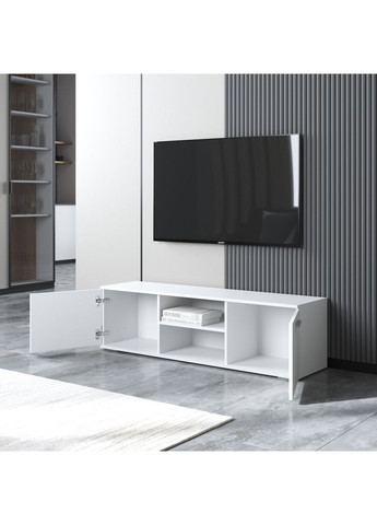 Тумба под телевизор с полками и дверцей 1400x360x400 (hm-106-an) VAYS (363134739)