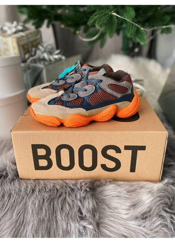 КРОСІВКИ ЖІНОЧІ ADIDAS YEEZY BOOST 500 ENFLAME АДІДАС ІЗІ БУСТ No Brand коричневі демісезони (369387631)