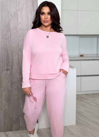 Жіночий однотонний костюм із двунитки Allthings (323196987)