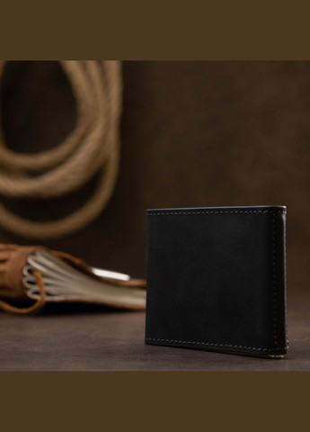 Чоловічий практичний затиск для грошей 11404 Чорний Grande Pelle (329149396)