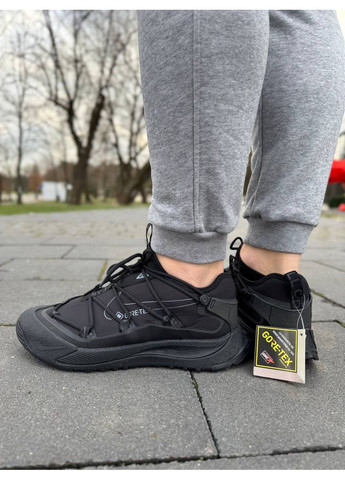 Черные демисезонные кроссовки мужские nike acg mountain fly low black gore-tex termo найк асж маунс флай No Brand