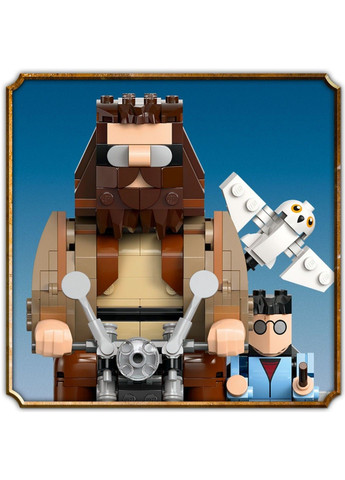 Конструктор детский Поездка Хагрида и Гарри на мотоцикле (76443) Lego (325689068)