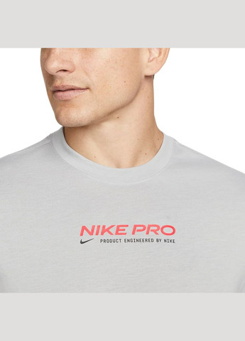 Сіра футболка nk df tee db nk pro 2 dm5677-077 Nike