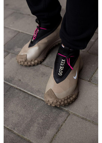 Черные демисезонные кроссовки мужские nike acg mountain fly gore-tex найк асж маунс флай No Brand