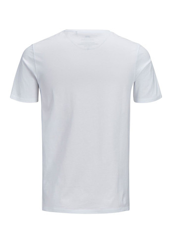 Біла футболка basic,білий з принтом,jack&jones Jack & Jones