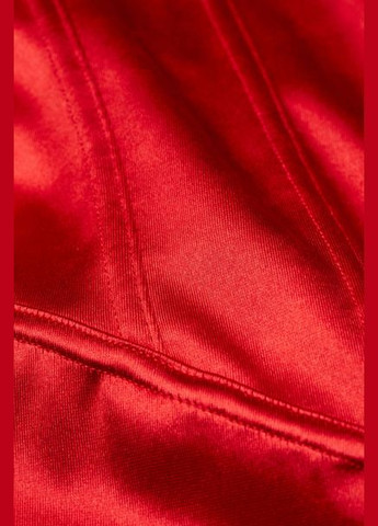 Червона плаття з вирізом ззаду для жінки H&M однотонна