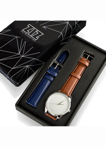 Годинник Мінімалізм (кавовий, срібло) Ziz 4600156 (338216216)