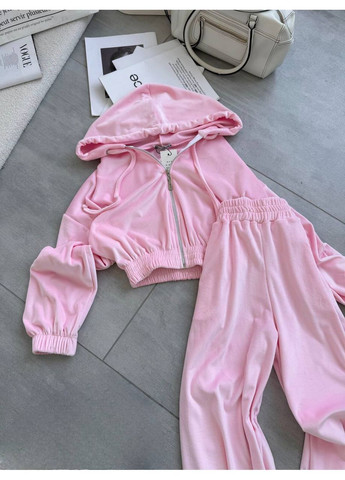 Женский велюровый костюм No Brand (365775291)