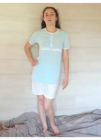 Світло-блакитна 7206 піжама жіноча Vilfram